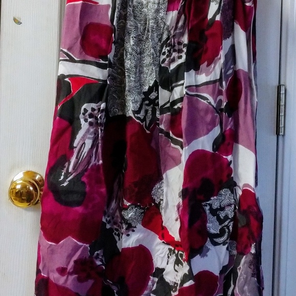 Sleeveless print bell shape dress - Picture 4 of 6